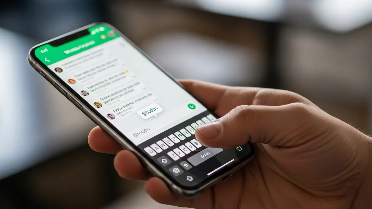 Como mencionar todos no grupo do whatsapp: o guia completo da nova função @todos
