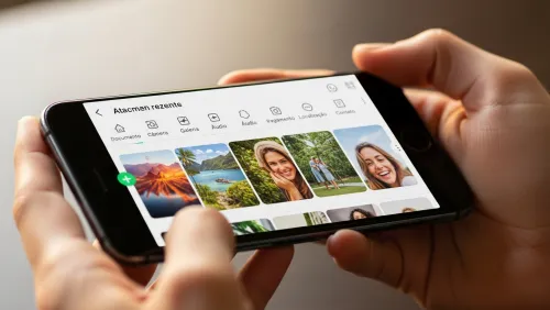 Conheça o novo menu de anexos do WhatsApp: compartilhamento de mídia mais rápido no Android