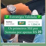 Imagem do canal de telegram SUA.RENDAEXTRA