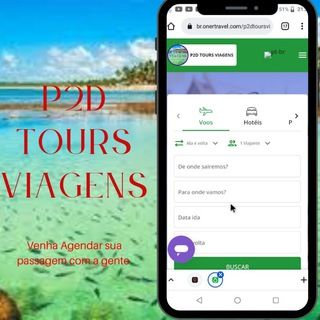 Imagem do canal de telegram P2D TOURS VIAGENS ✈️