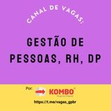 Imagem do canal de telegram Vagas Emprego Gestão de Pessoas, RH e DP | Kombo