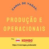 Imagem do canal de telegram Vagas Emprego na área de Produção e Operacionais | Kombo