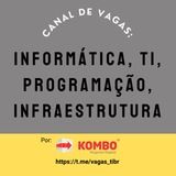 Imagem do canal de telegram Vagas Emprego TI, infraestrutura e programação | Kombo