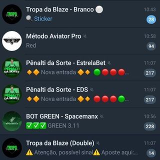 Imagem do grupo de telegram SINAIS VIPs