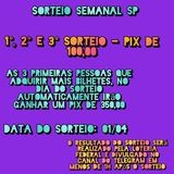 Imagem do canal de telegram Sorteio Semanal Sp ❤️‍🔥