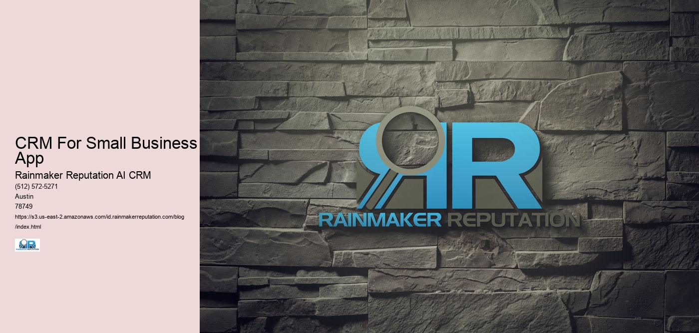 CRM For Small Business App