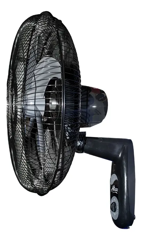 Ventilador negro pared