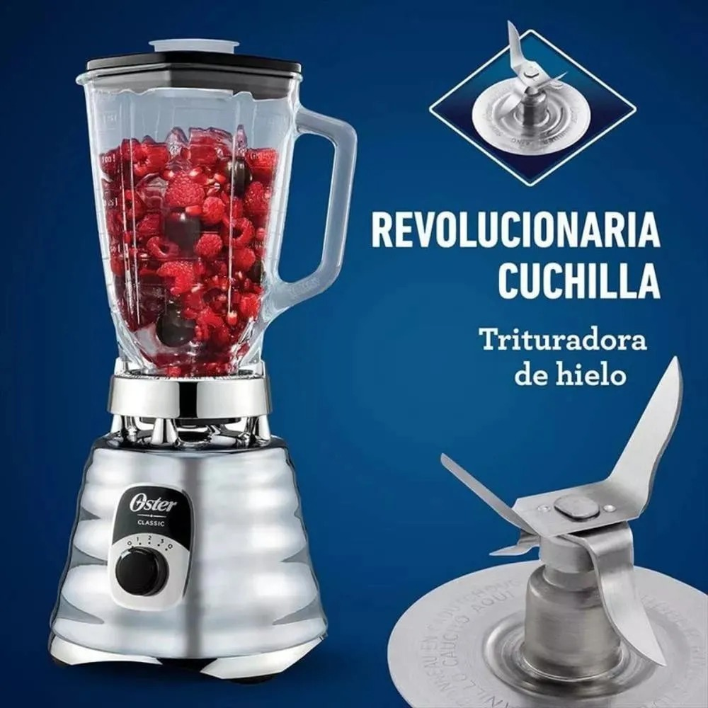 Licuadora oster cromada