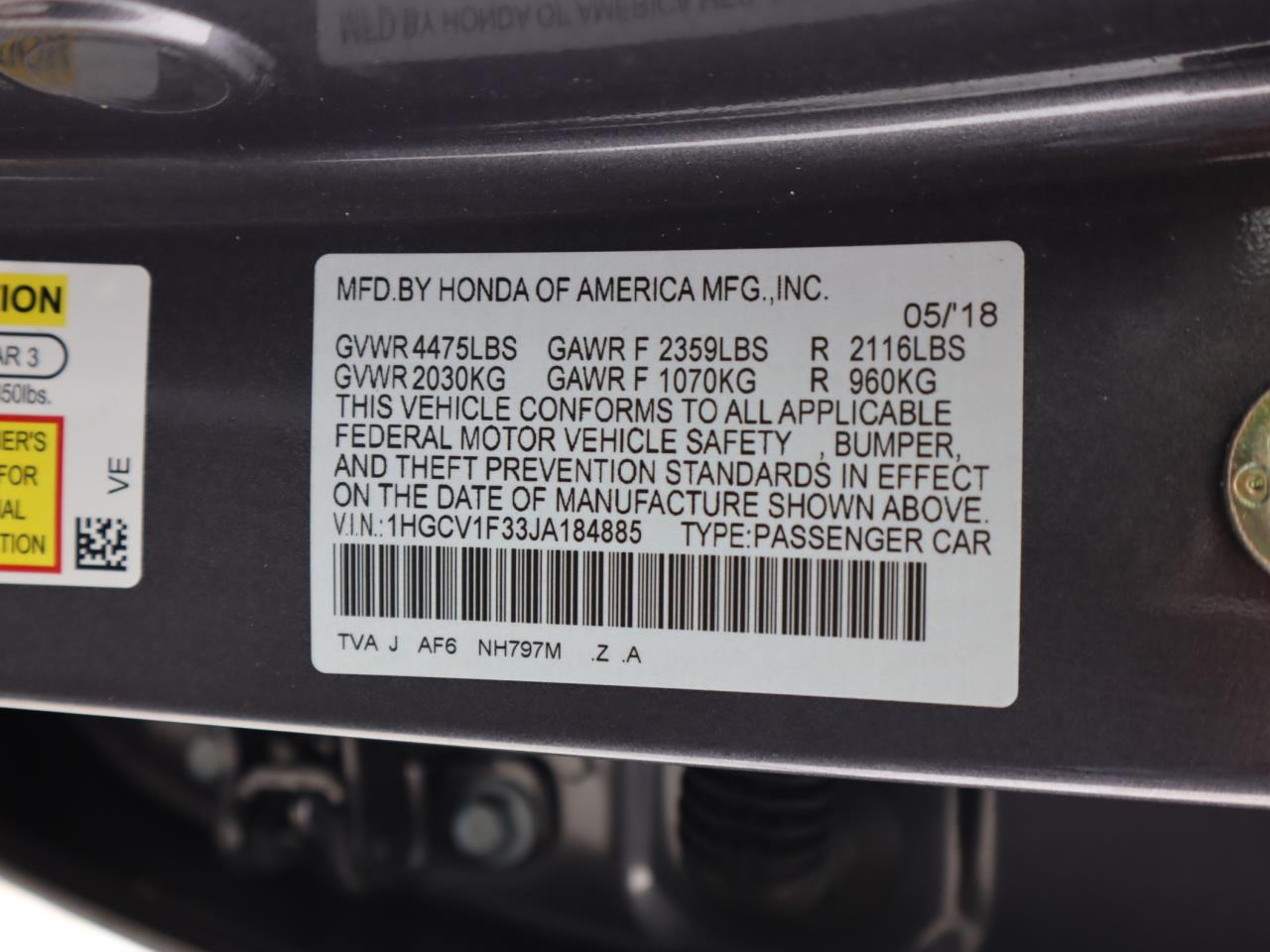 Florida Fine Cars - Used HONDA ACCORD 2018 SAN ANTONIO SPORT 1.5T