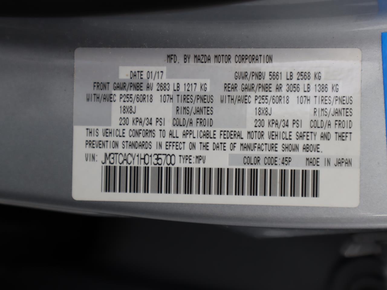 Florida Fine Cars - Used MAZDA CX-9 2017 WEST PALM TOURING