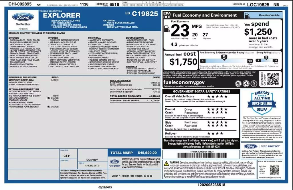 Florida Fine Cars - Used FORD EXPLORER 2020 MARGATE XLT