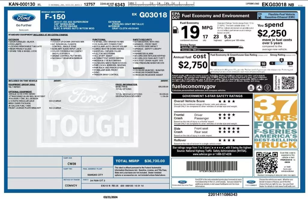 Florida Fine Cars - Used FORD F-150 2014 MARGATE XLT