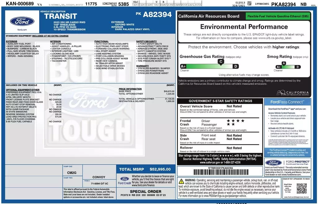 Florida Fine Cars - Used FORD TRANSIT 2023 ORLANDO HIGH ROOF 148WB
