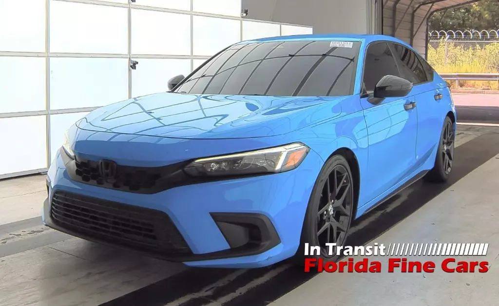 Used 2022 HONDA CIVIC HATCHBACK SPORT for sale in WEST PALM 145400