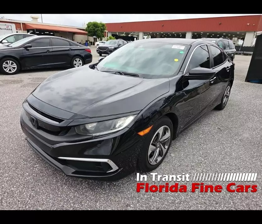 Used 2019 HONDA CIVIC LX for sale in WEST PALM 145625