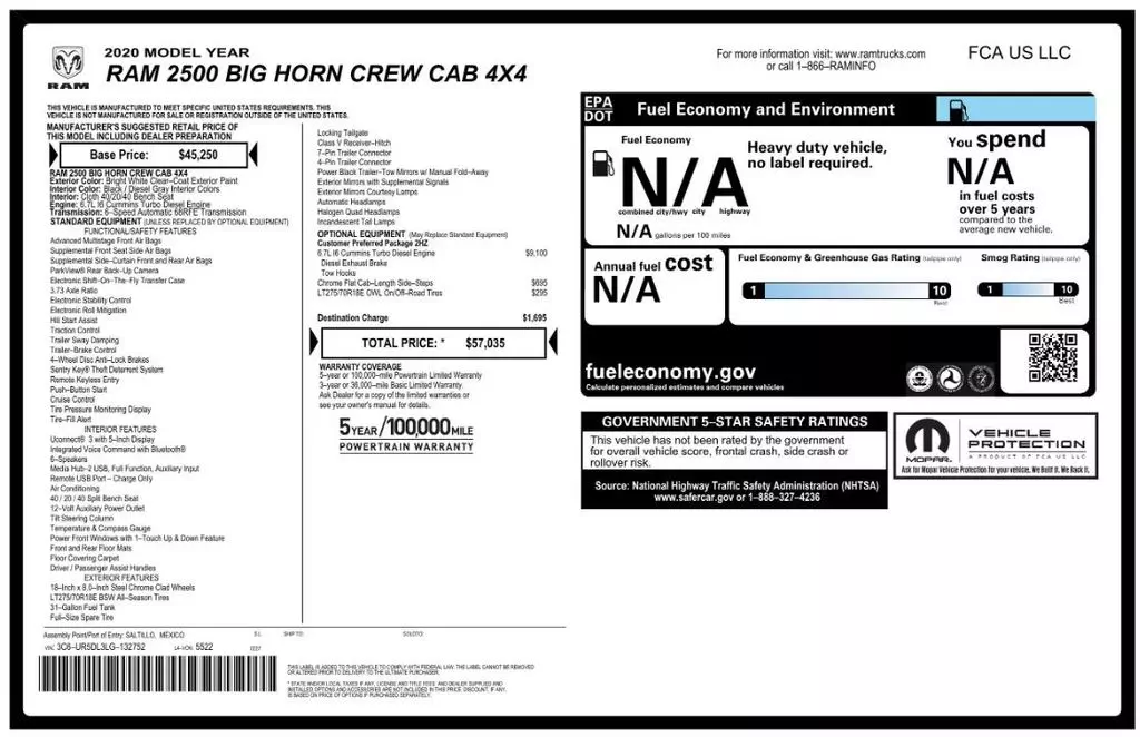 Florida Fine Cars - Used RAM 2500 2020 MIAMI BIG HORN