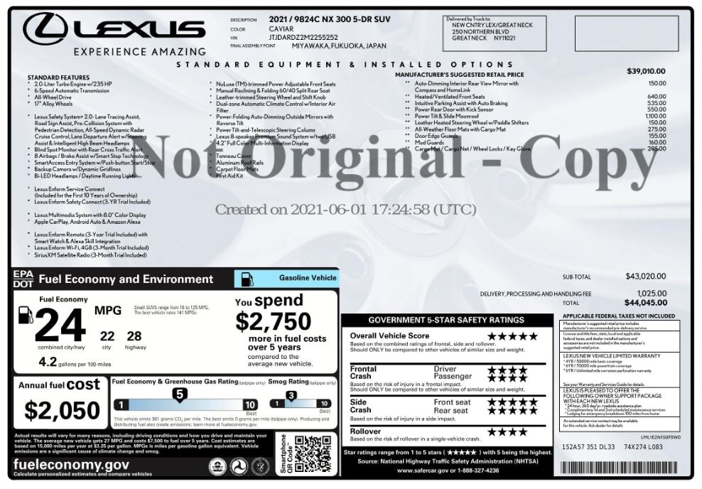 Florida Fine Cars - Used LEXUS NX 2021 MIAMI NX 300