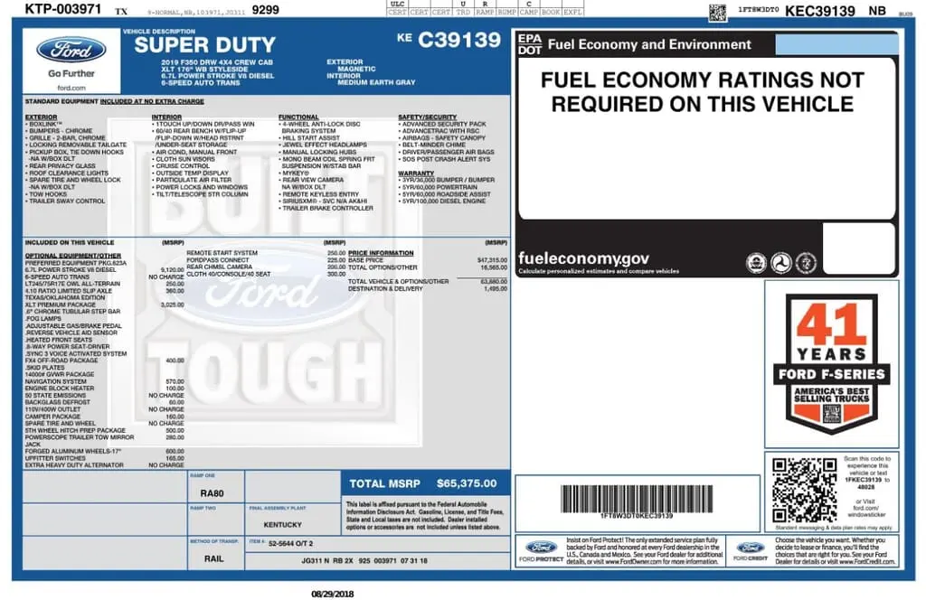 Florida Fine Cars - Used FORD SUPER DUTY F-350 DRW 2019 MARGATE XLT