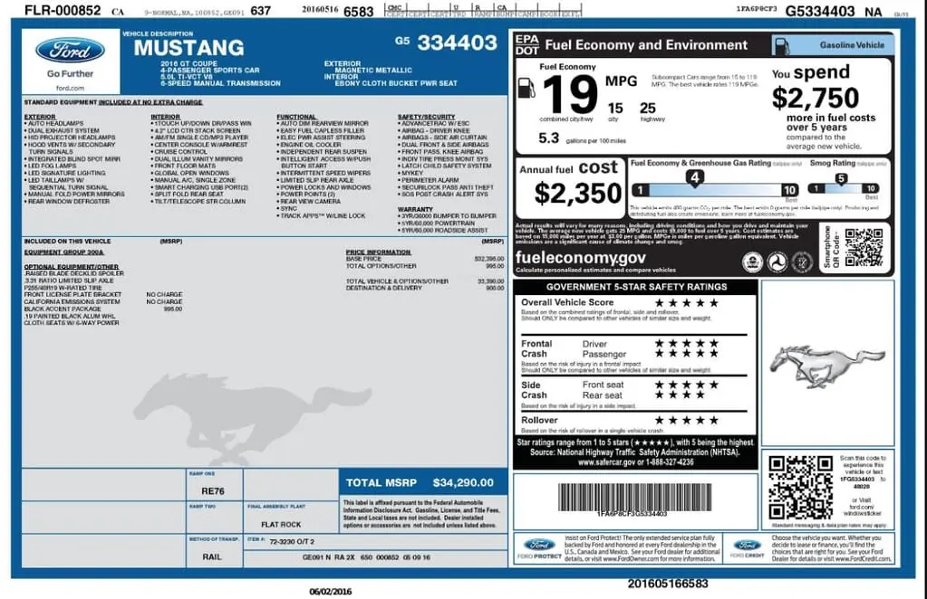 Florida Fine Cars - Used FORD MUSTANG 2016 MARGATE GT