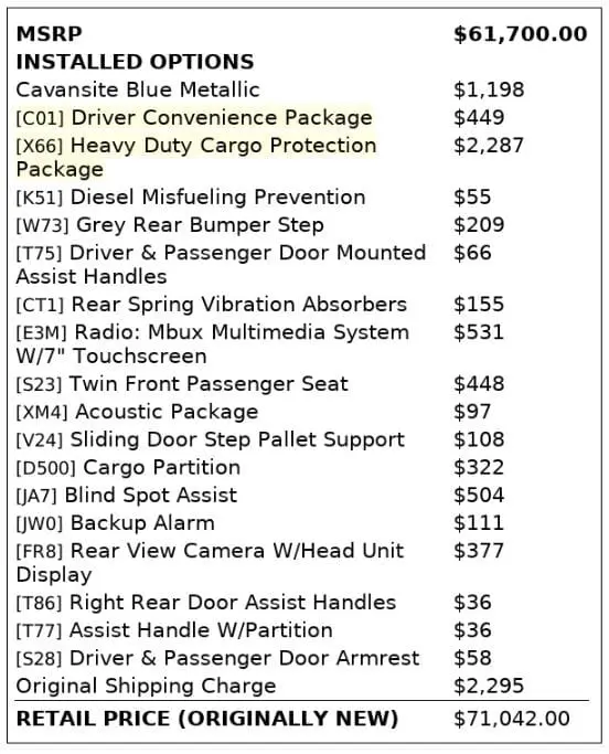 Florida Fine Cars - Used MERCEDES-BENZ SPRINTER 2024 MIAMI 2500 HIGH ROOF I4 DIESEL 170'' EXTENDED