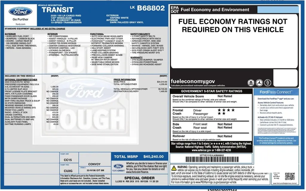 Florida Fine Cars - Used FORD TRANSIT 2020 ORLANDO 