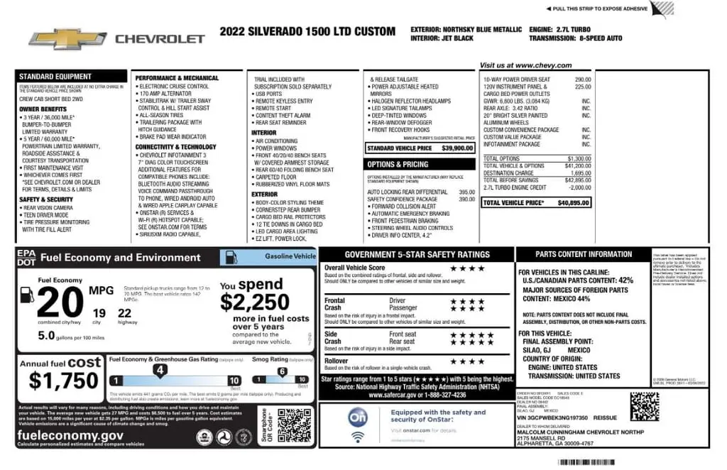 Florida Fine Cars - Used CHEVROLET SILVERADO 1500 LTD 2022 MARGATE CUSTOM