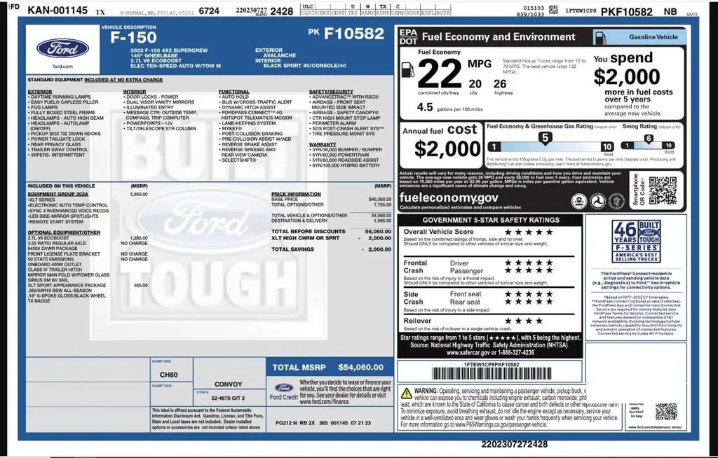 Florida Fine Cars - Used FORD F-150 2023 WEST PALM XL