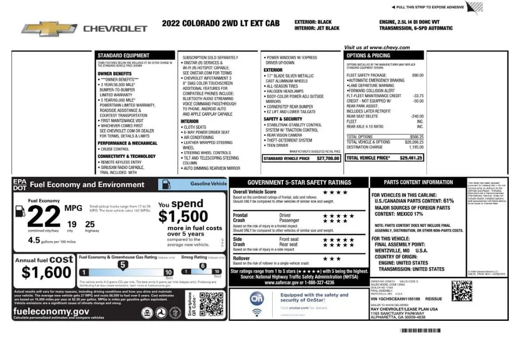 Florida Fine Cars - Used CHEVROLET COLORADO 2022 MARGATE 2WD LT