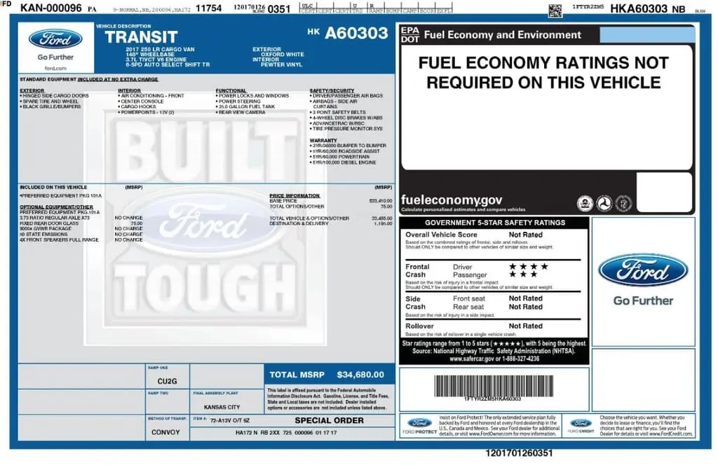 Florida Fine Cars - Used FORD TRANSIT VAN 2017 MIAMI 
