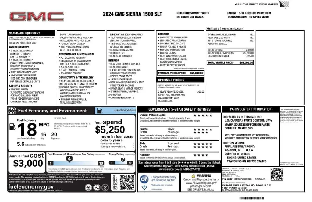 Florida Fine Cars - Used GMC SIERRA 1500 2024 MARGATE SLT