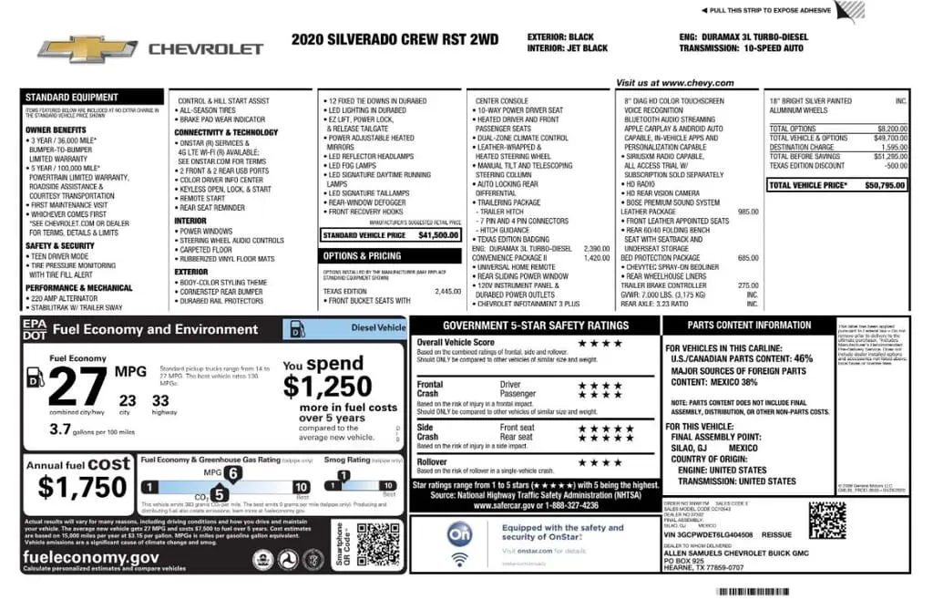 Florida Fine Cars - Used CHEVROLET SILVERADO 1500 2020 MIAMI RST