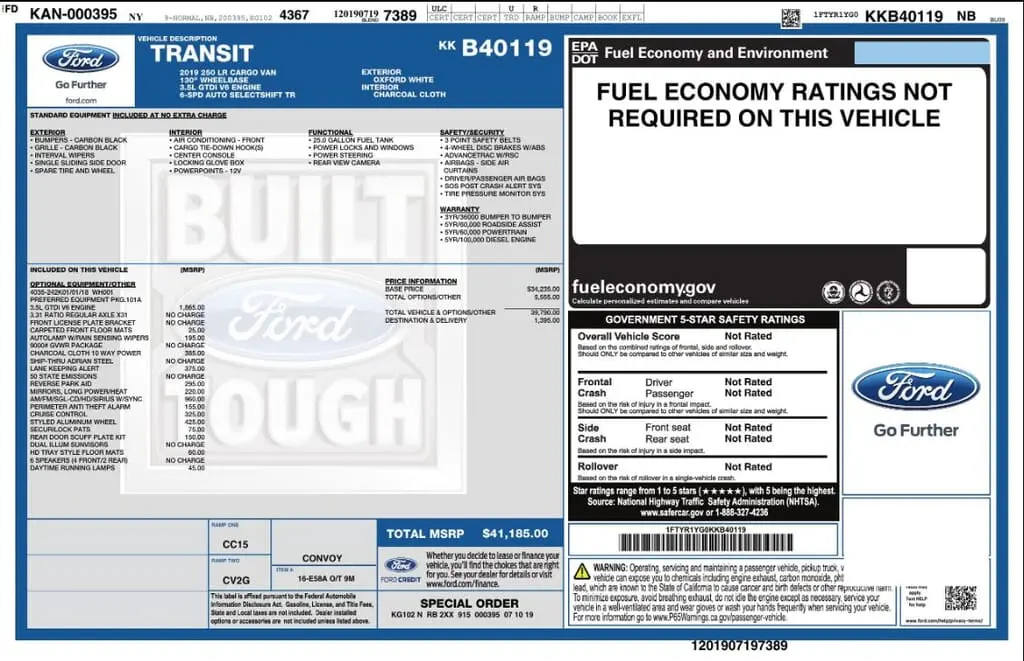 Florida Fine Cars - Used FORD TRANSIT VAN 2019 MARGATE 