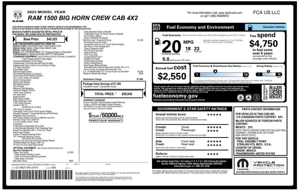 Florida Fine Cars - Used RAM 1500 2023 MIAMI BIG HORN