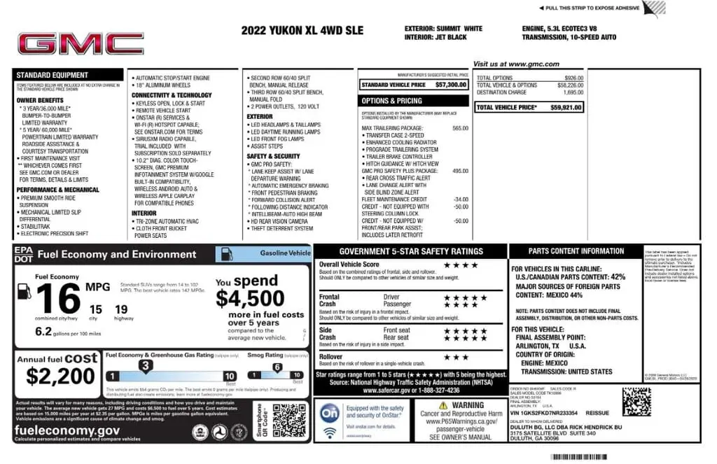 Florida Fine Cars - Used GMC YUKON XL 2022 MIAMI SLE