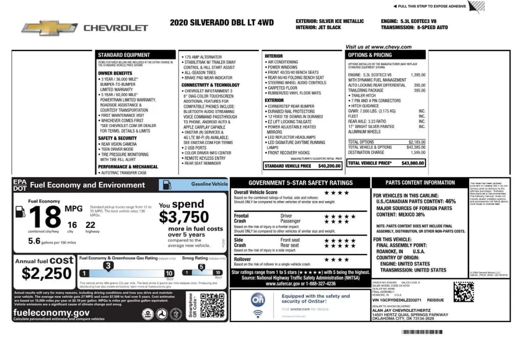 Florida Fine Cars - Used CHEVROLET SILVERADO 1500 2020 MARGATE LT