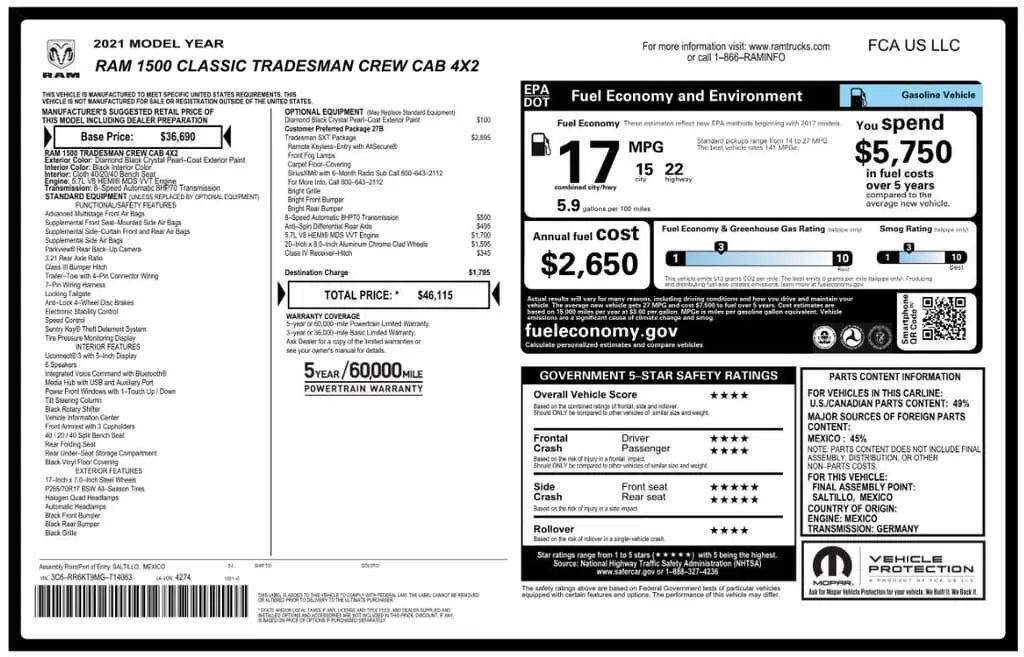 Florida Fine Cars - Used RAM 1500 CLASSIC 2021 MIAMI TRADESMAN