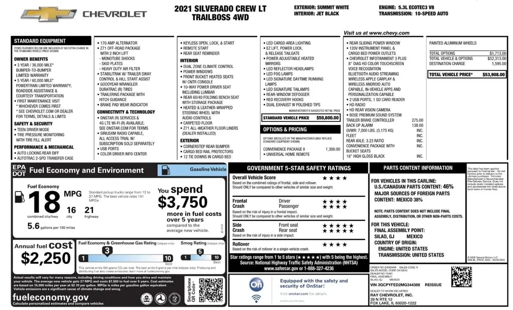 Florida Fine Cars - Used CHEVROLET SILVERADO 1500 2021 ORLANDO LT TRAIL BOSS