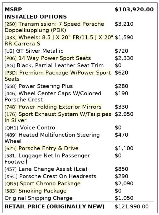 Florida Fine Cars - Used PORSCHE 911 2018 MIAMI CARRERA