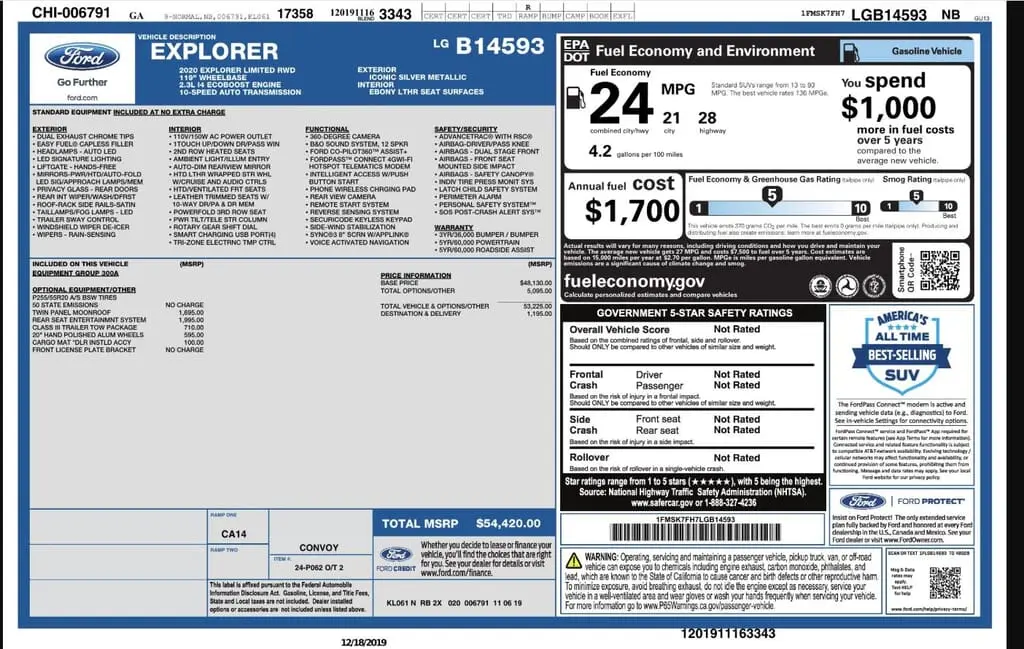 Florida Fine Cars - Used FORD EXPLORER 2020 WEST PALM LIMITED
