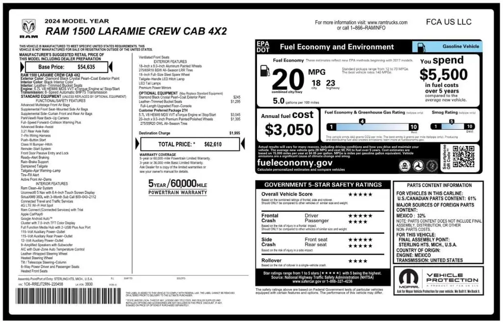Florida Fine Cars - Used RAM 1500 2024 MIAMI LARAMIE