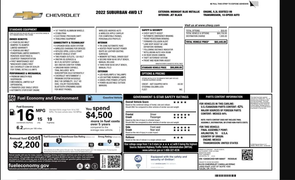 Florida Fine Cars - Used CHEVROLET SUBURBAN 2022 WEST PALM LT
