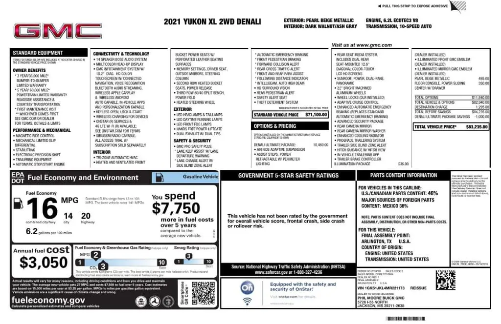 Florida Fine Cars - Used GMC YUKON XL 2021 MIAMI DENALI