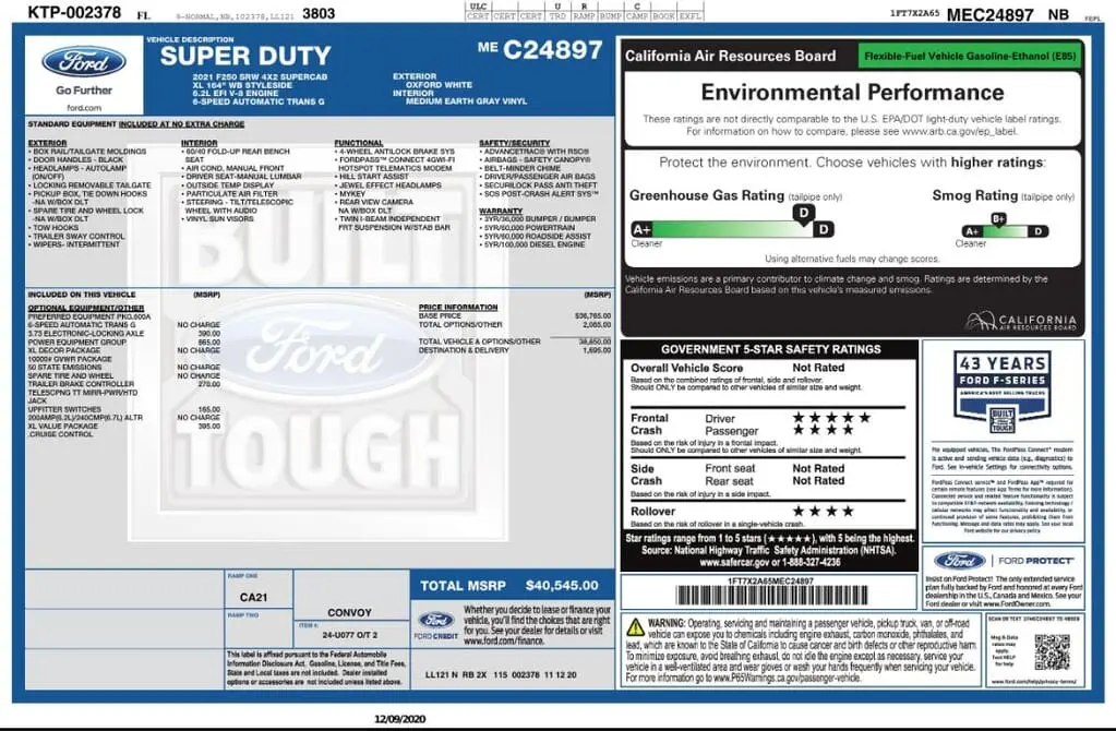 Florida Fine Cars - Used FORD SUPER DUTY F-250 SRW 2021 MIAMI XL