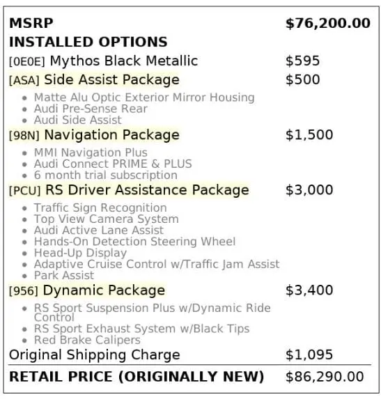 Florida Fine Cars - Used AUDI RS 5 SPORTBACK 2022 MIAMI 