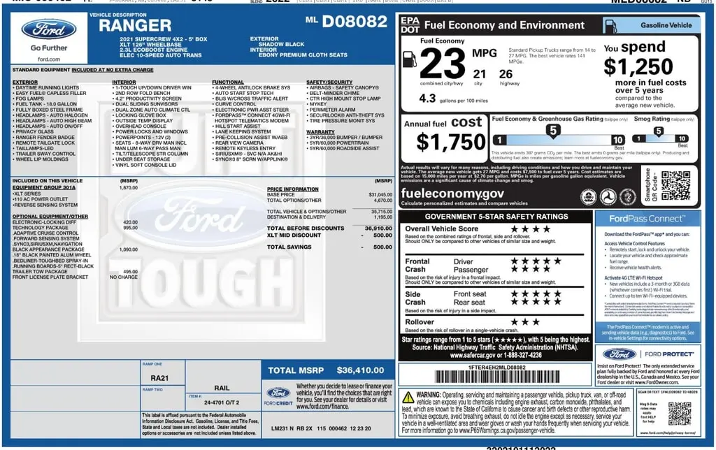 Florida Fine Cars - Used FORD RANGER 2021 ORLANDO XLT