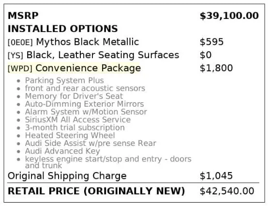 Florida Fine Cars - Used AUDI A4 2021 MARGATE PREMIUM