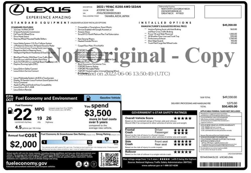 Florida Fine Cars - Used LEXUS IS 2022 WEST PALM IS 350 F SPORT