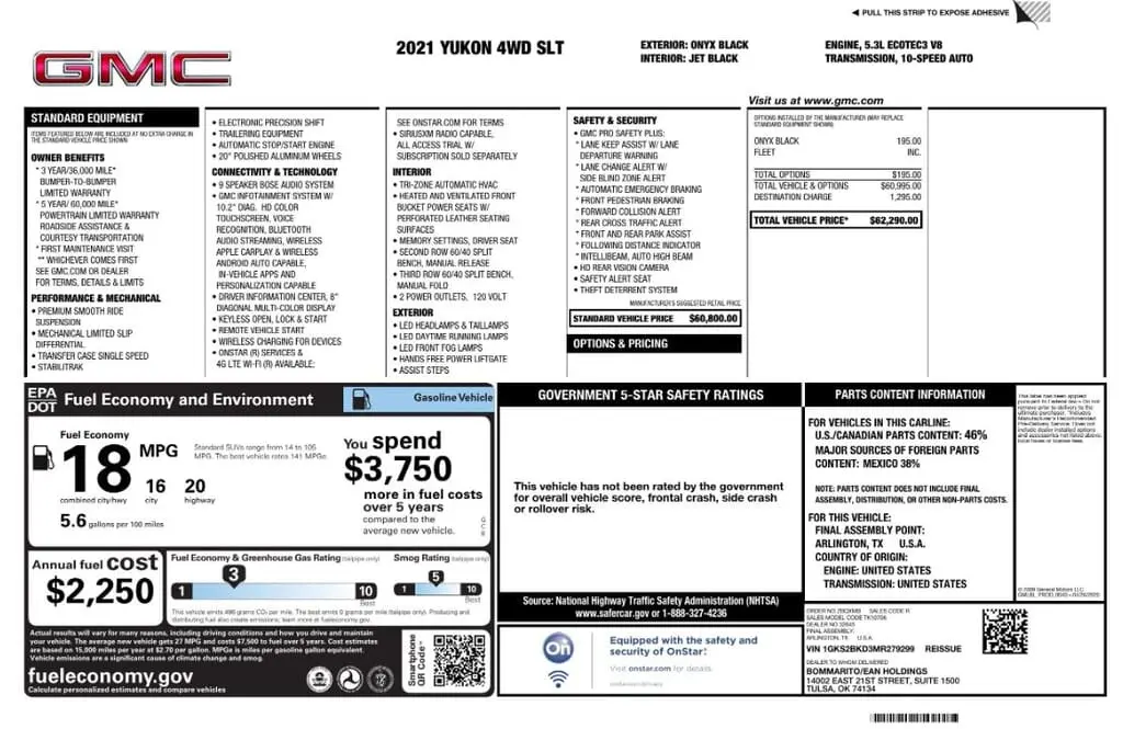 Florida Fine Cars - Used GMC YUKON 2021 WEST PALM SLT