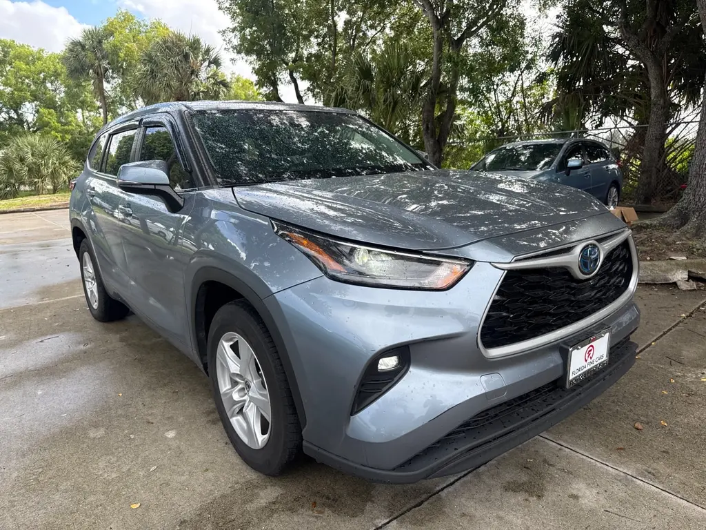 Florida Fine Cars - Used TOYOTA HIGHLANDER 2023 WEST PALM HYBRID LE