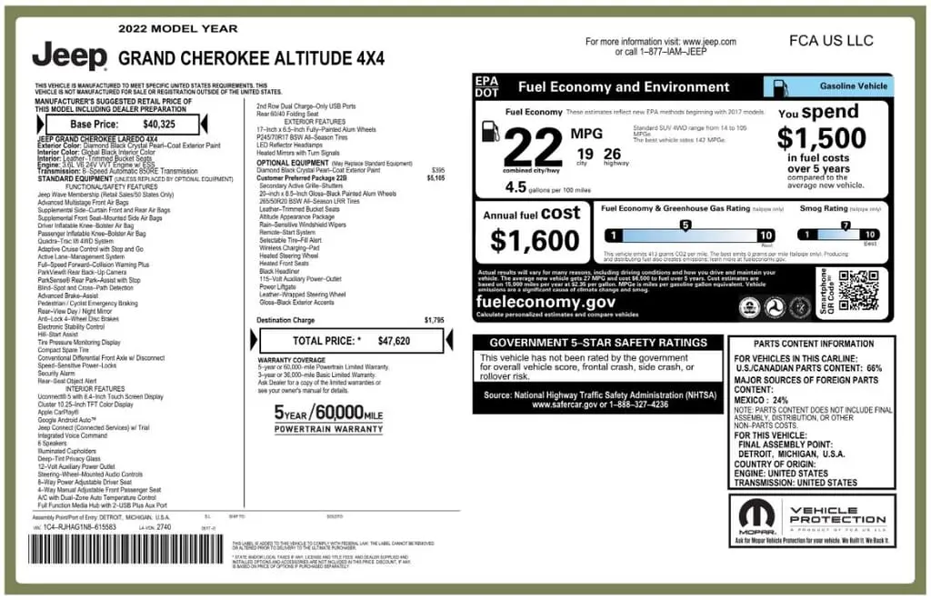 Florida Fine Cars - Used JEEP GRAND CHEROKEE 2022 MIAMI ALTITUDE